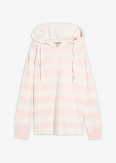 Maglia leggera con cappuccio in puro cotone, bonprix