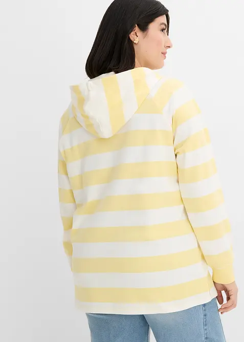 Maglia leggera con cappuccio in puro cotone, bonprix