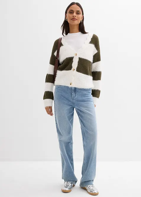 Cardigan ampio in filato grosso, bonprix