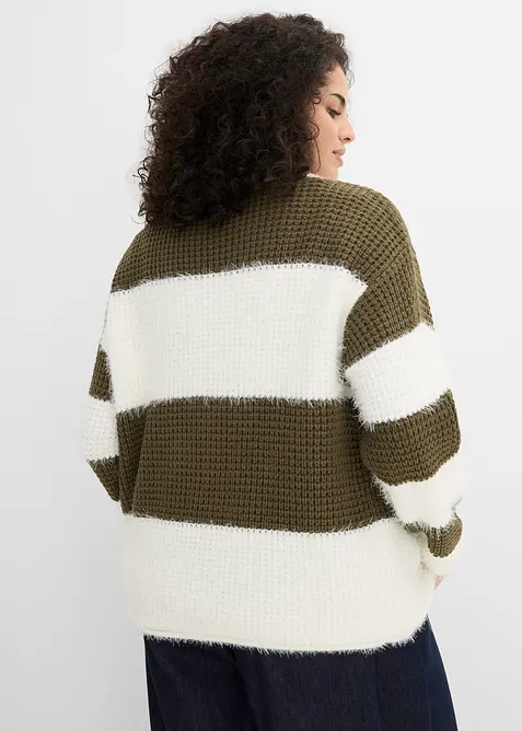 Cardigan ampio in filato grosso, bonprix