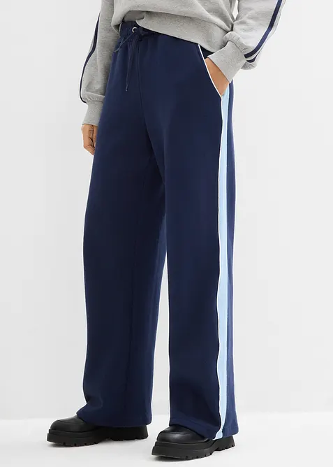 Pantaloni in felpa di misto cotone, bonprix