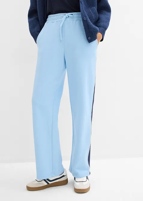 Pantaloni in felpa di misto cotone, bonprix