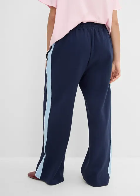 Pantaloni in felpa di misto cotone, bonprix