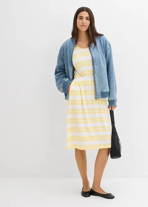 Abito in maglina di misto viscosa, bonprix