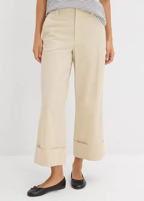 Pantaloni chino in puro cotone biologico, bonprix