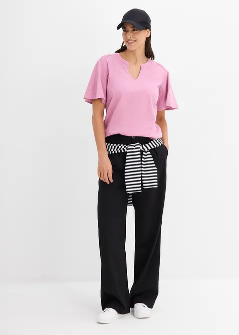 Maglia lunga in puro cotone biologico, bonprix