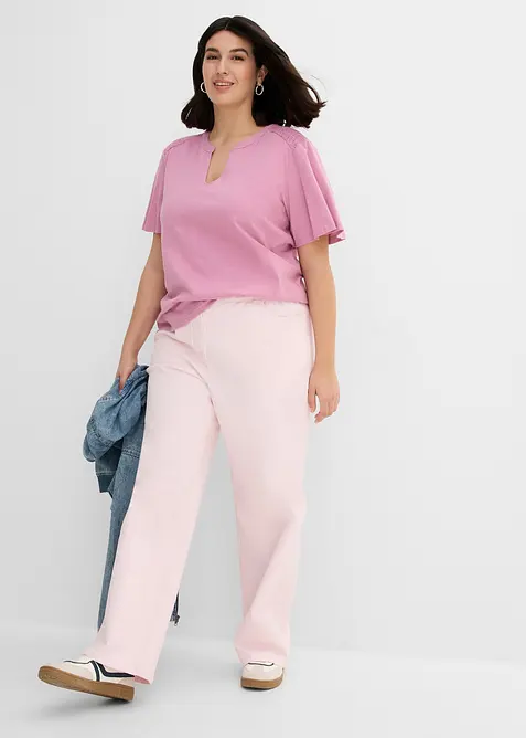Maglia lunga in puro cotone biologico, bonprix