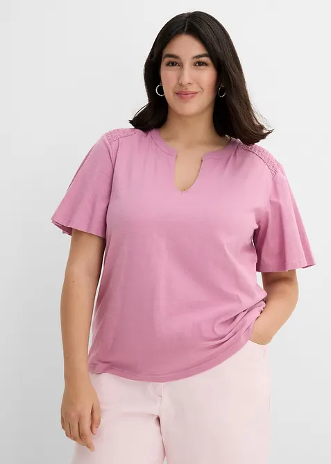 Maglia lunga in puro cotone biologico, bonprix