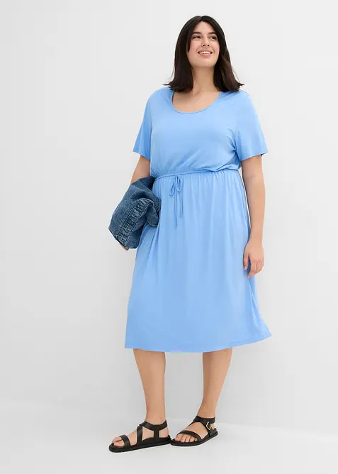 Abito in jersey di misto viscosa fluente, bonprix