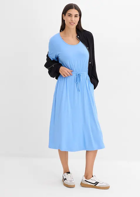 Abito in jersey di misto viscosa fluente, bonprix