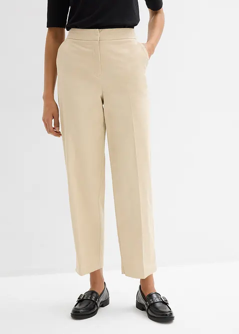Pantaloni chino in twill di cotone, bonprix