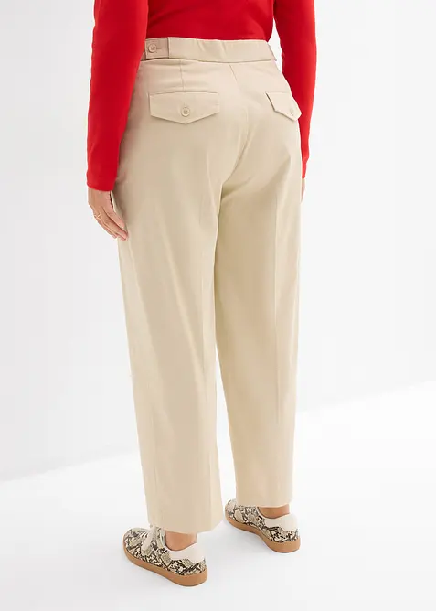 Pantaloni chino in twill di cotone, bonprix