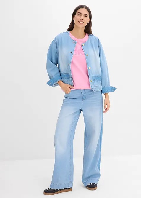 Felpa in misto cotone, bonprix