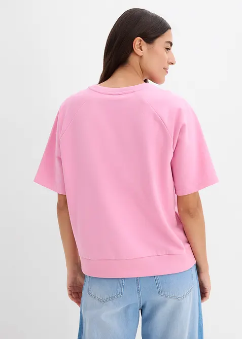 Felpa in misto cotone, bonprix