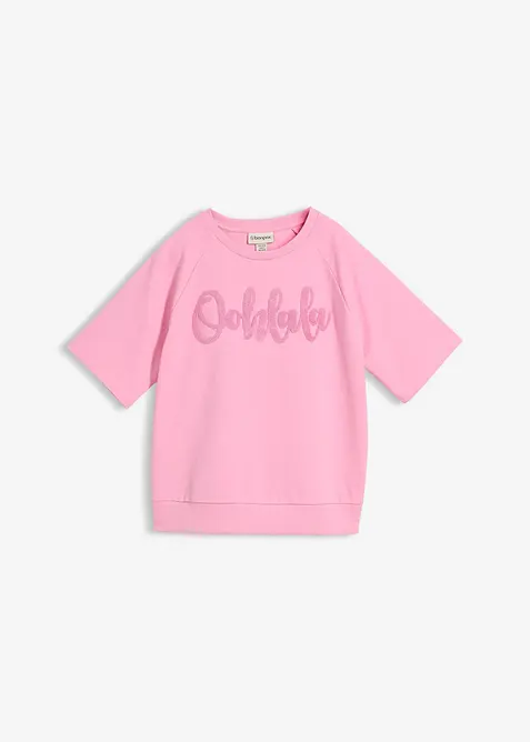 Felpa in misto cotone, bonprix