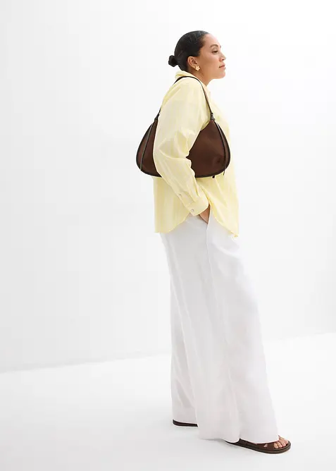 Camicia a righe in puro cotone biologico, bonprix