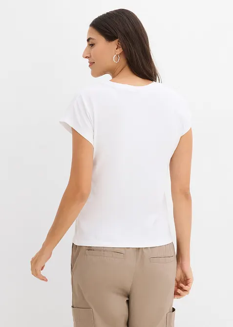 T-shirt in puro cotone, bonprix