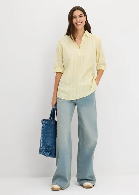 Blusa in puro cotone, bonprix