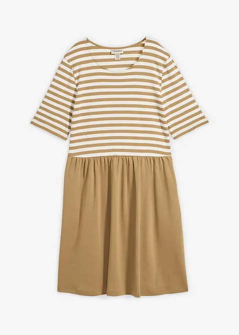 Abito in maglina di puro cotone, bonprix