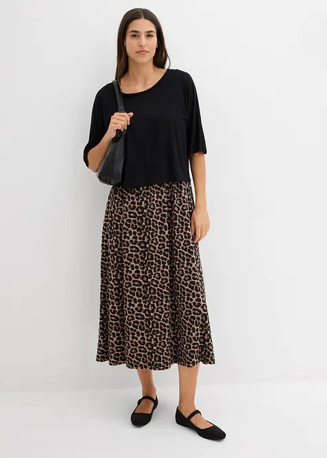 Abito in maglina di puro cotone, bonprix