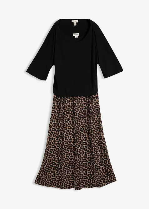 Abito in maglina di puro cotone, bonprix