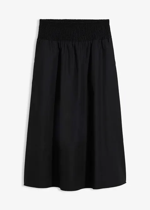 Gonna midi in puro cotone, bonprix