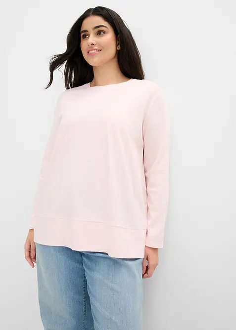 Maglia a maniche lunghe in cotone biologico, bonprix