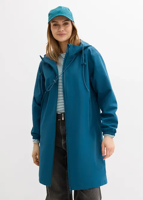 Giubbotto impermeabile leggero con borsa a tracolla, bonprix