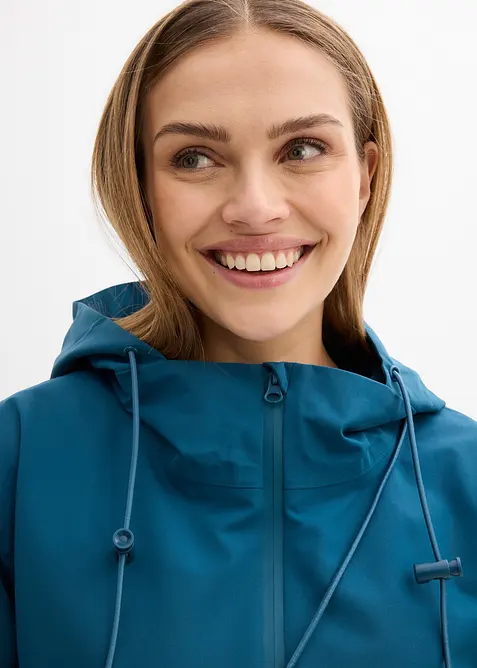 Giubbotto impermeabile leggero con borsa a tracolla, bonprix