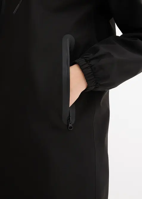 Giubbotto impermeabile leggero con borsa a tracolla, bonprix