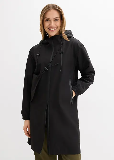 Giubbotto impermeabile leggero con borsa a tracolla, bonprix