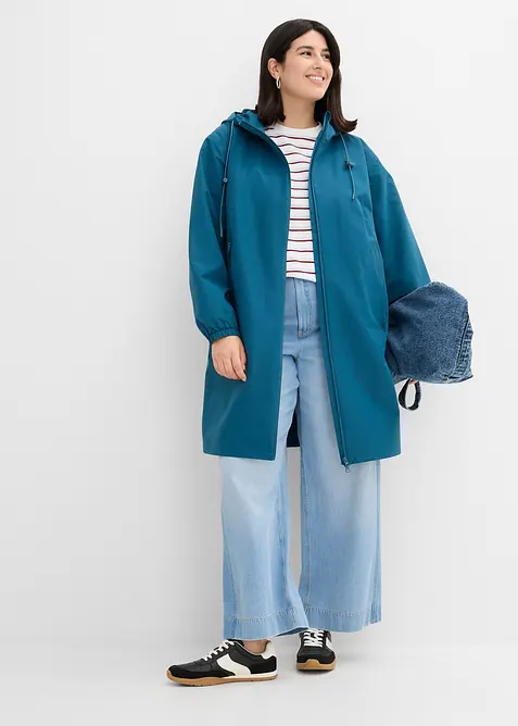 Giubbotto impermeabile leggero con borsa a tracolla, bonprix