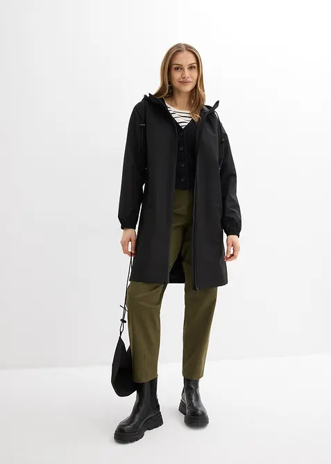 Giubbotto impermeabile leggero con borsa a tracolla, bonprix