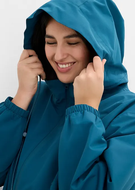 Giubbotto impermeabile leggero con borsa a tracolla, bonprix