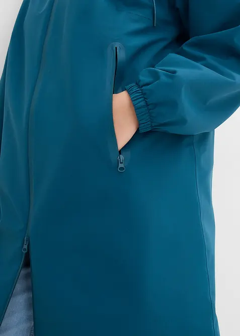 Giubbotto impermeabile leggero con borsa a tracolla, bonprix