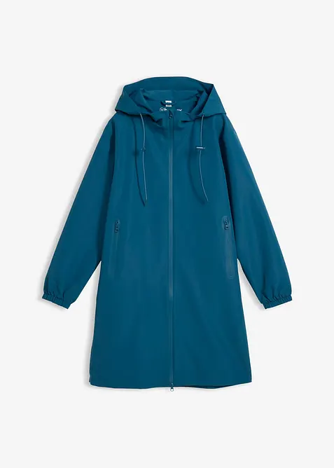 Giubbotto impermeabile leggero con borsa a tracolla, bonprix