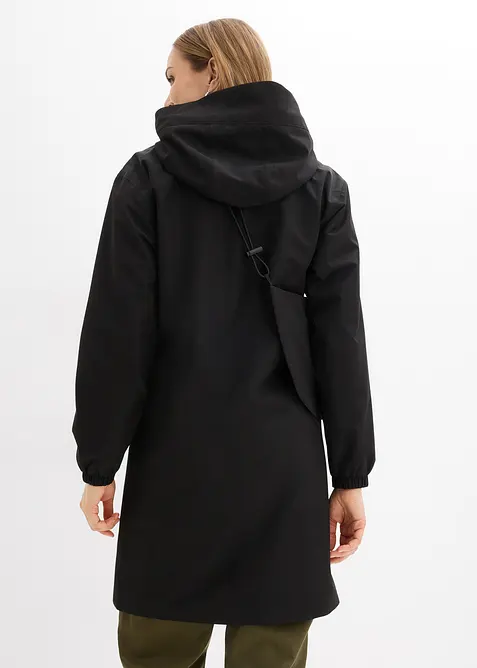 Giubbotto impermeabile leggero con borsa a tracolla, bonprix