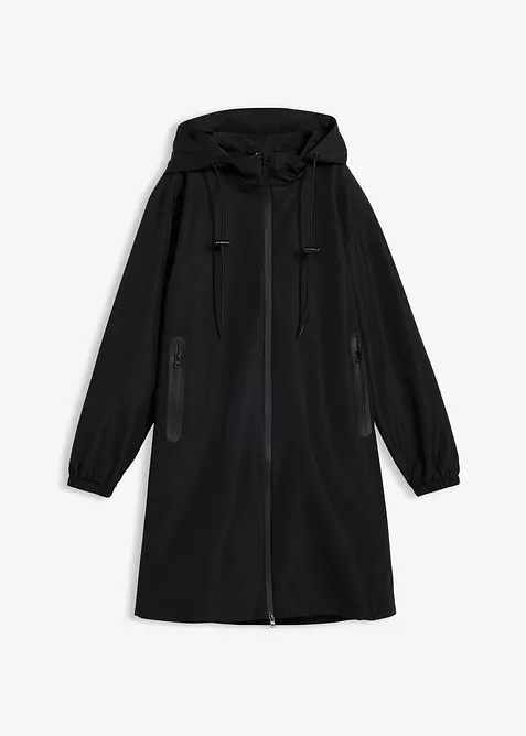 Giubbotto impermeabile leggero con borsa a tracolla, bonprix