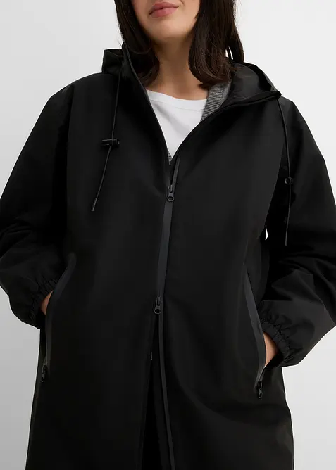 Giubbotto impermeabile leggero con borsa a tracolla, bonprix