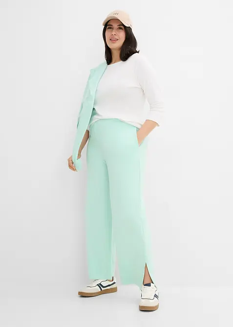 Pantaloni in felpa di misto cotone, bonprix