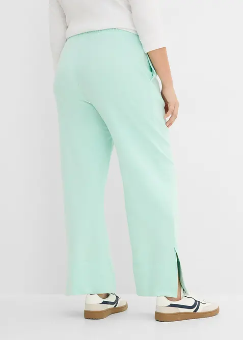 Pantaloni in felpa di misto cotone, bonprix