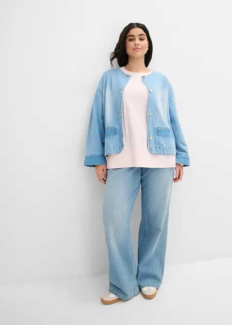 Maglia a maniche lunghe in cotone biologico, bonprix