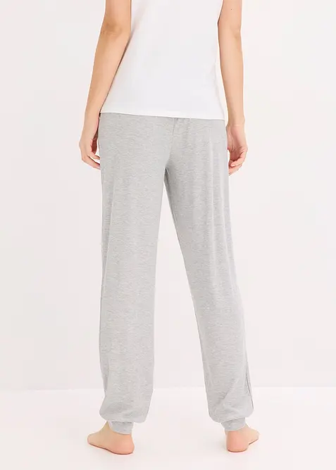 Pantaloni da casa in leggera viscosa a coste, bonprix