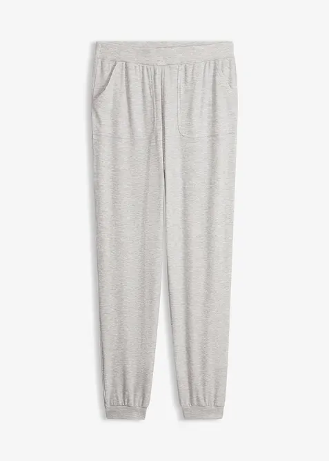 Pantaloni da casa in leggera viscosa a coste, bonprix