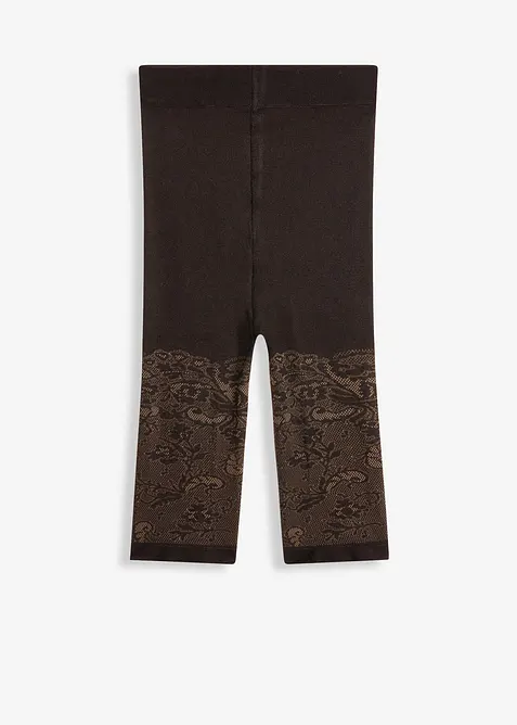 Ciclisti antisfregamento 110 DEN con pizzo stampato, bonprix