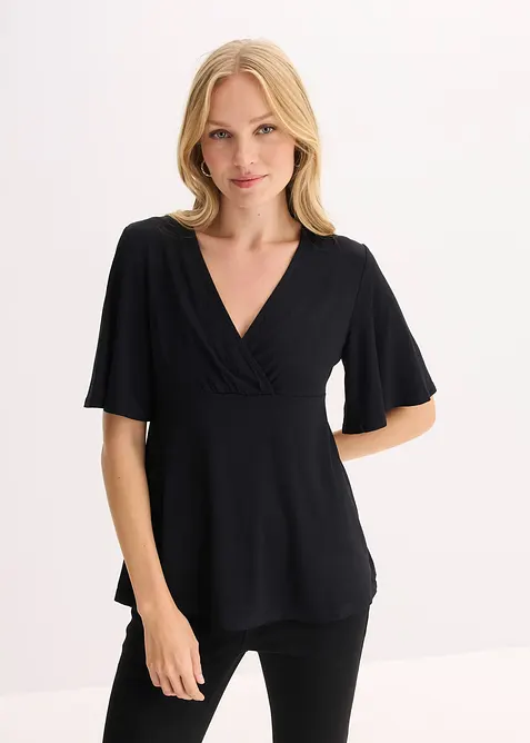 Maglia in jersey con scollatura profonda, bonprix