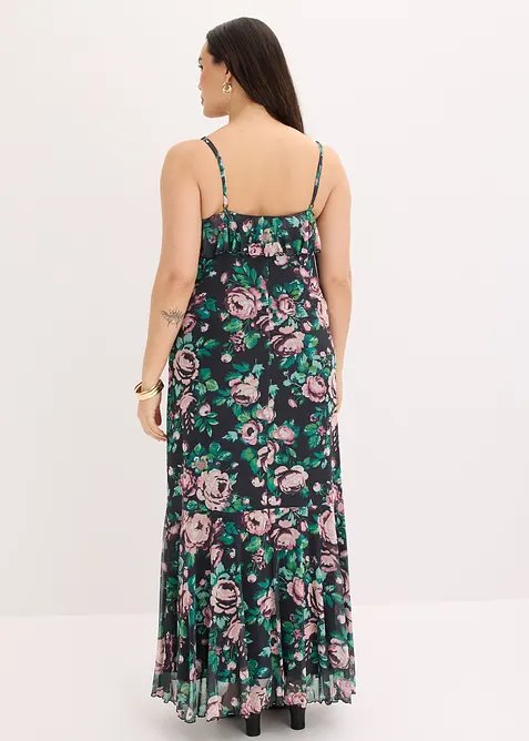 Abito con spalline in mesh morbido, bonprix