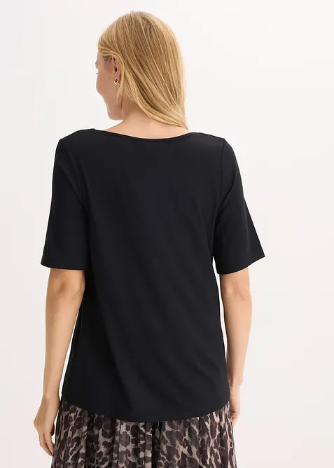 Maglia con motivo incrociato, bonprix