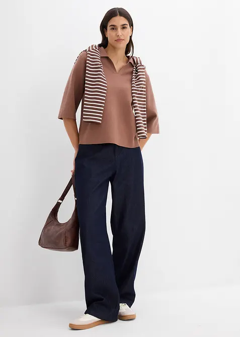 Polo in maglia, bonprix