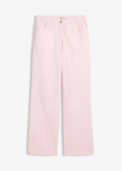 Pantaloni a palazzo con cinta comoda, vita alta, bonprix